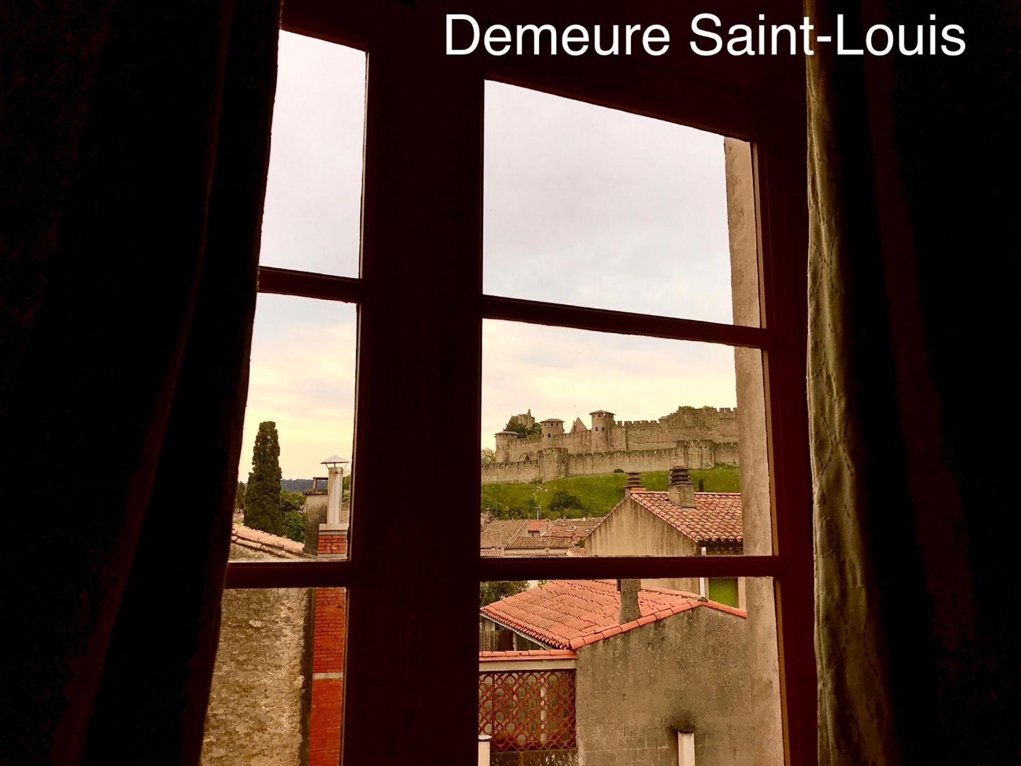 Demeure Saint Louis Historic Manor, City 700M, Parking,A C,Clim,Wifi, Heated Pool, City View Carcassonne Exterior photo